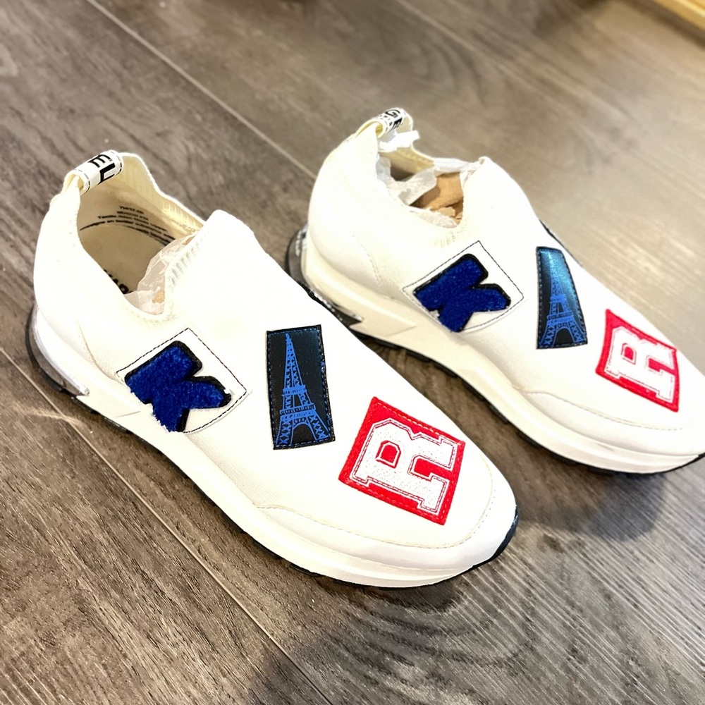 Karl Lagerfeld tennis shoes collection branded white size 7